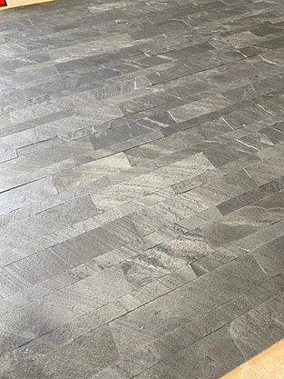 D Black Slate Multi Brick Sheet