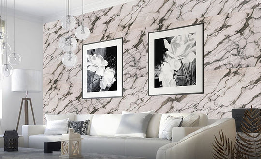 Mystic White Marble Veneer Sheet