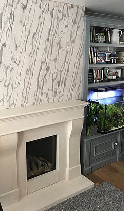 Mystic White Marble Veneer Sheet