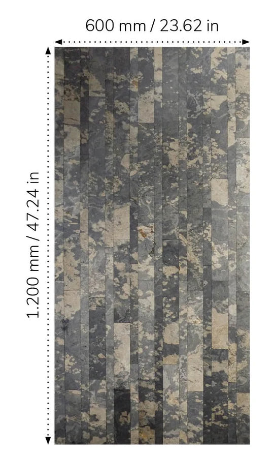 Rustique Slate Multi Brick Sheet