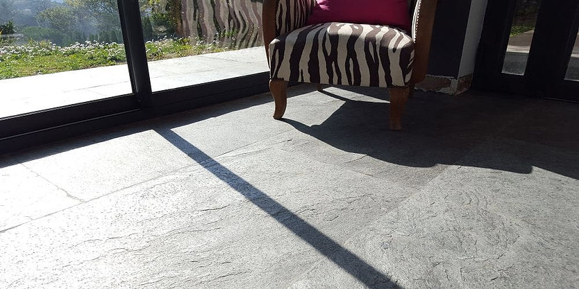 Silver Grey Slate Sheet