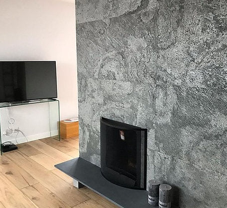 Silver Grey Slate Self Adhesive 60 x 30cm, Pack Of 6 Thin Sheets