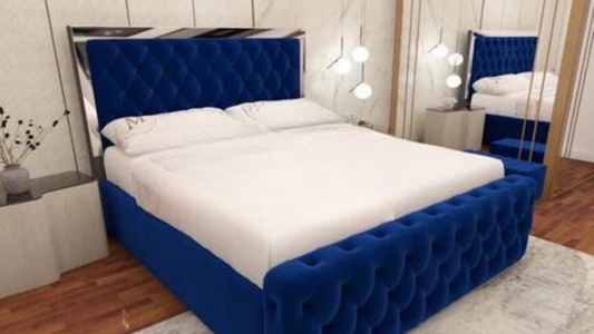 Bespoke Chesterfield Wing Bed