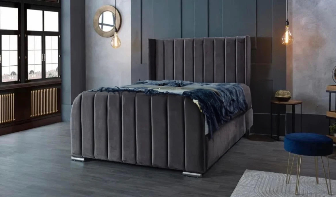 Talfarger wingback Bed
