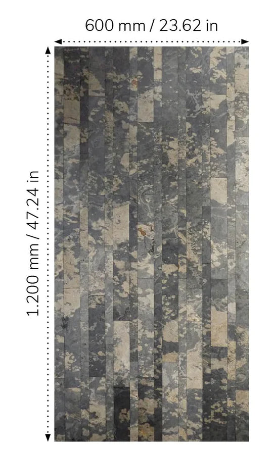 x5 Rustique Slate Multi Brick 120 x 60cm Sheets