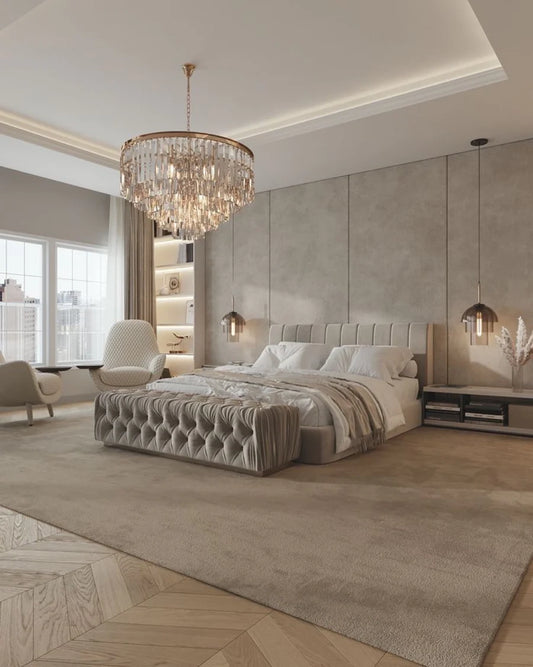 Dessie panel line Bed