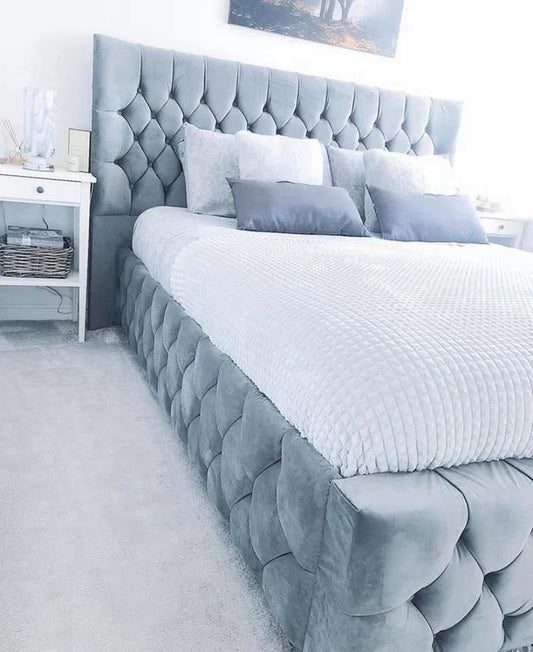 Flora Chesterfield Bed