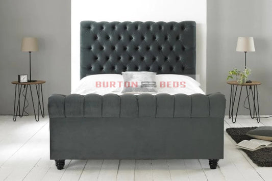 Sranto Chesterfield Sleigh Bed